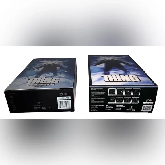 NECA The Thing SDCC Lenticular Cover & The Thing MacReady Outpost 31 7 Figures